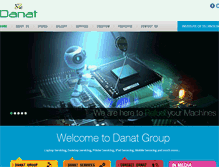Tablet Screenshot of danatgroupdxb.com